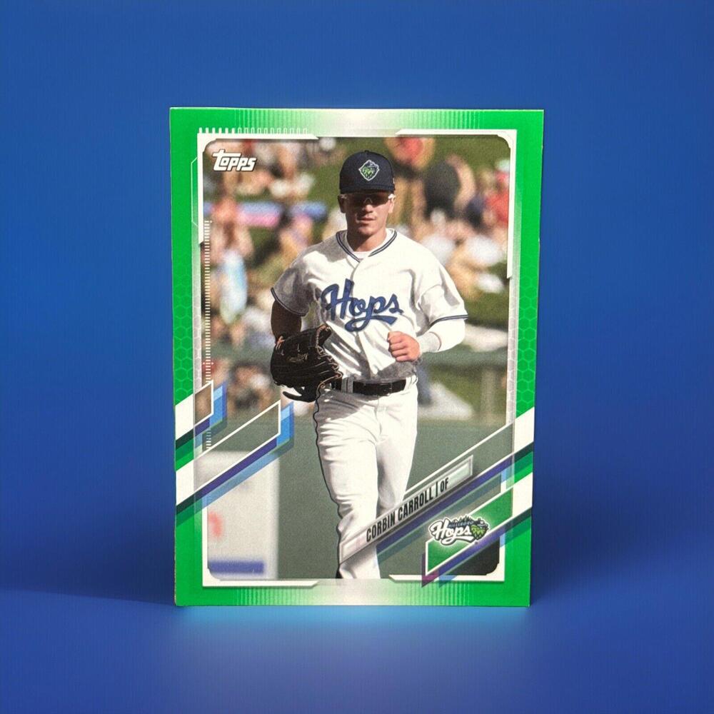 2021 Topps Pro Debut - Green #PD-84 Corbin Carroll #’d 63/99 (RC) Arizona Card
